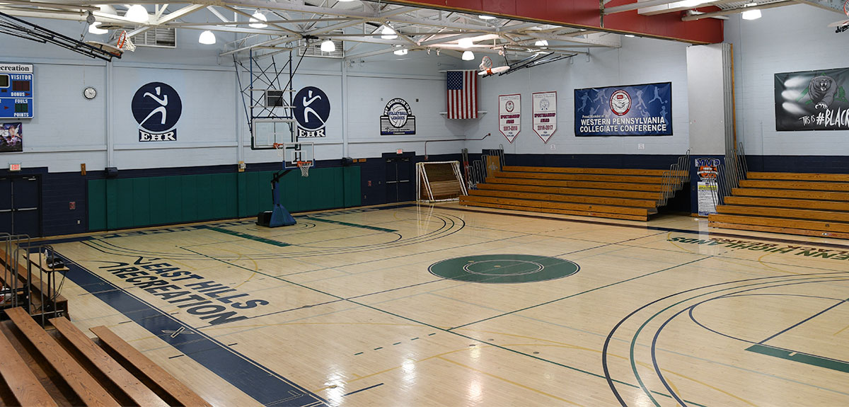 East Hills Recreation basketball court